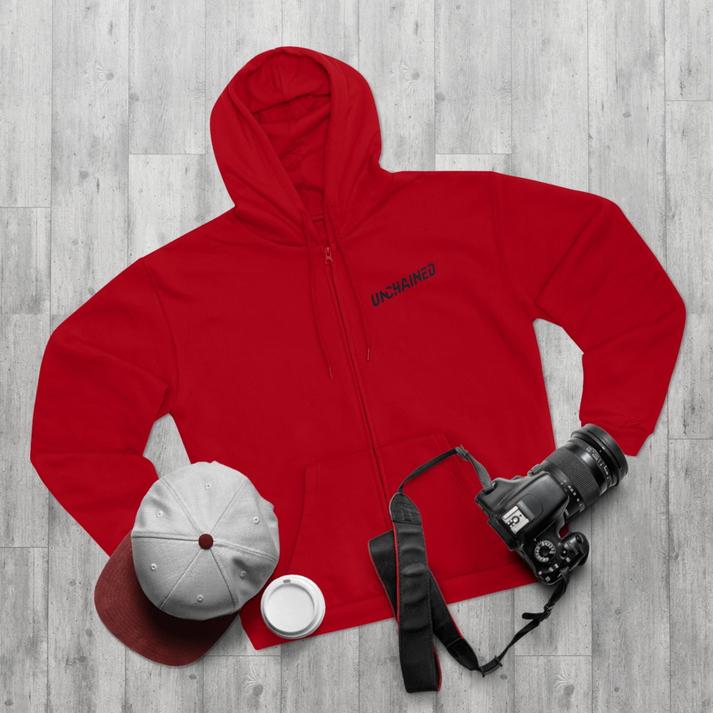 Hooded Zip Sweatshirt - Lone Surfer Umchained