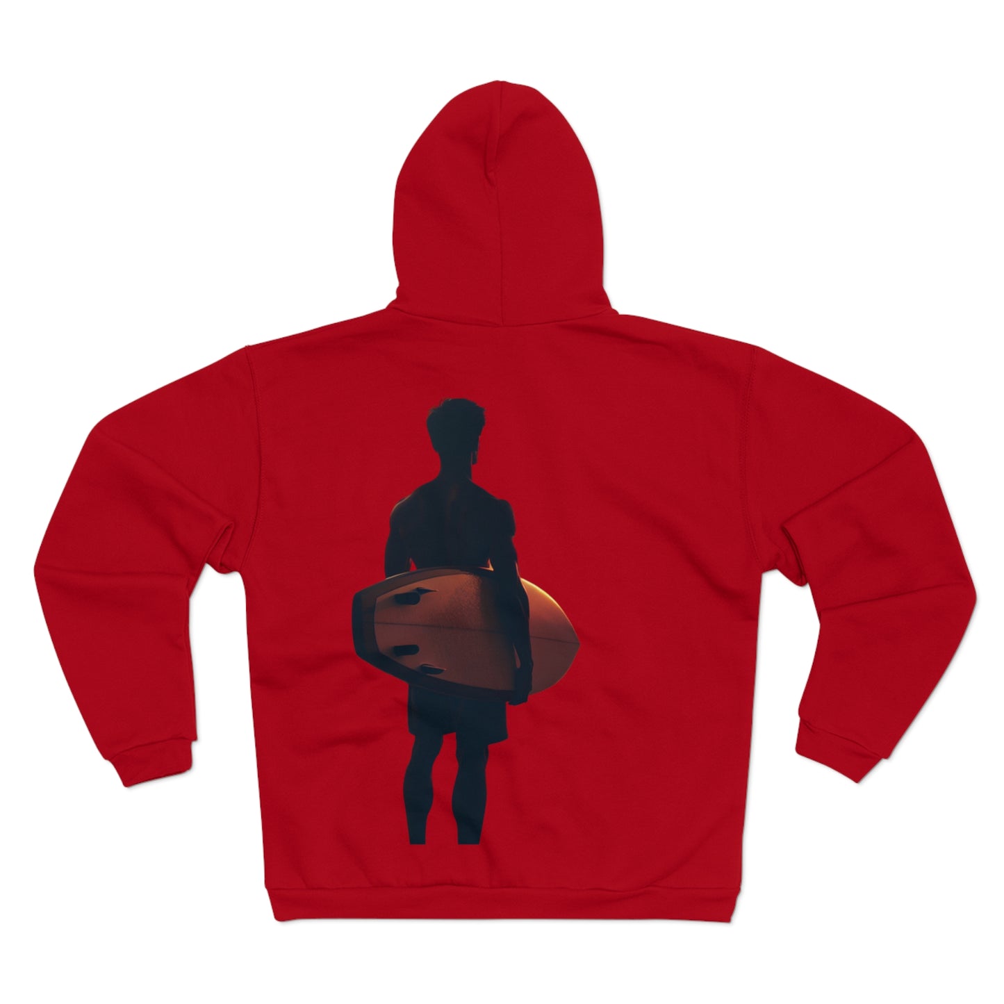 Hooded Zip Sweatshirt - Lone Surfer Umchained