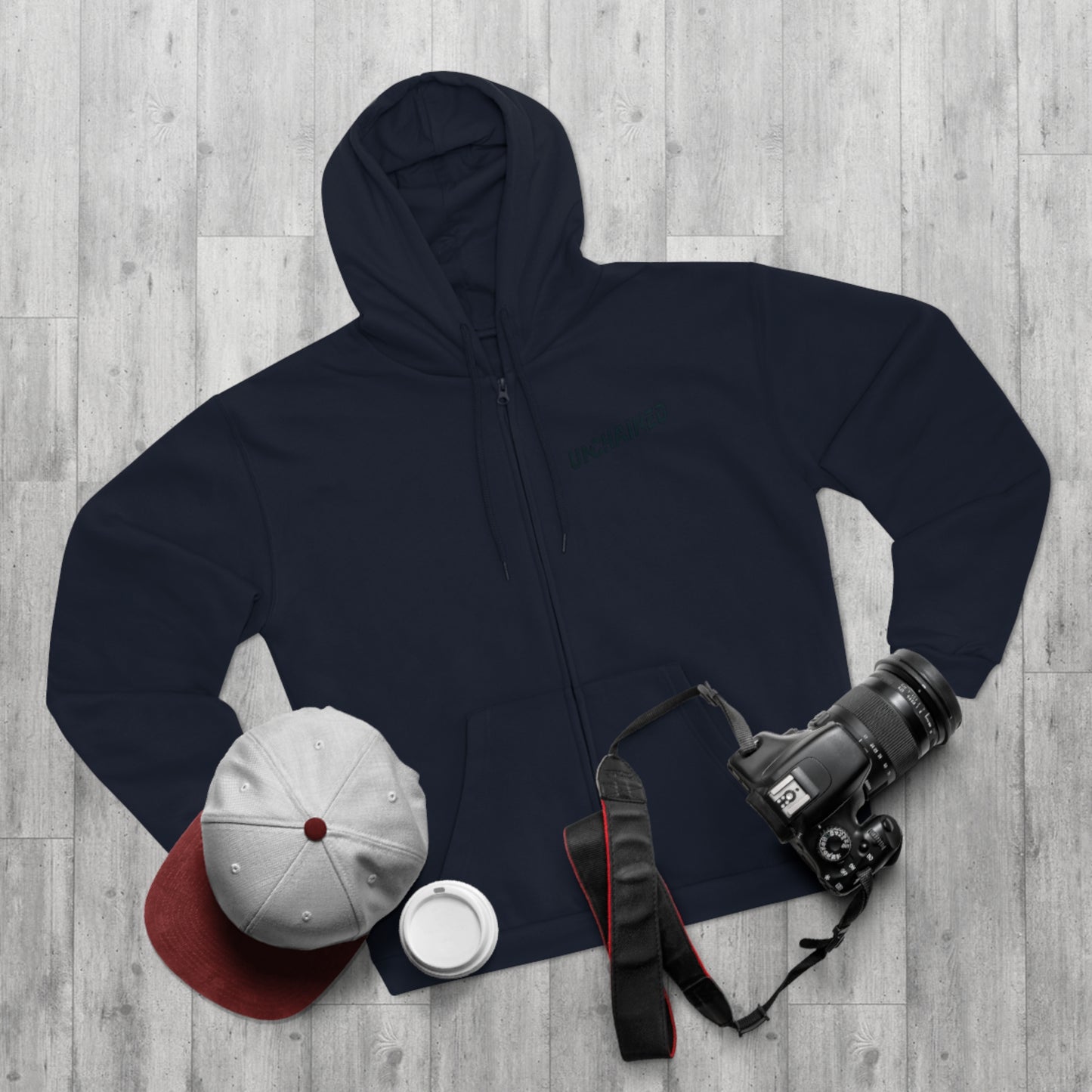 Hooded Zip Sweatshirt - Lone Surfer Umchained