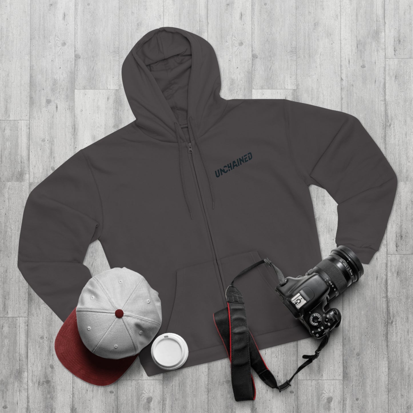 Hooded Zip Sweatshirt - Lone Surfer Umchained