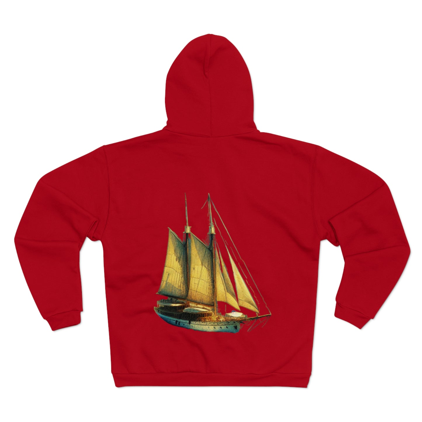 Mens Hooded Zip - Nautical