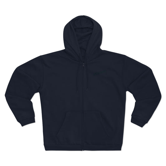 Womens Hooded Zip Sweatshirt - Work Sucks, Go Surf