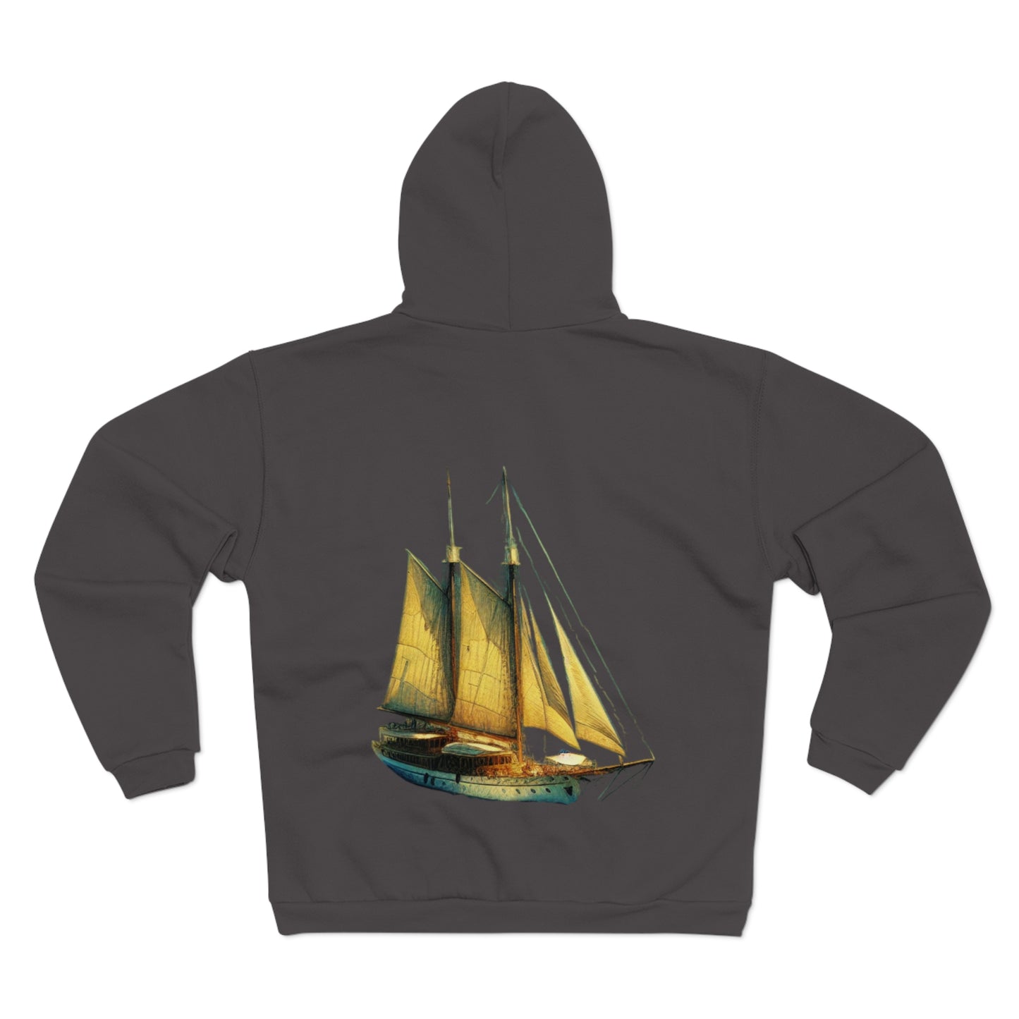 Mens Hooded Zip - Nautical