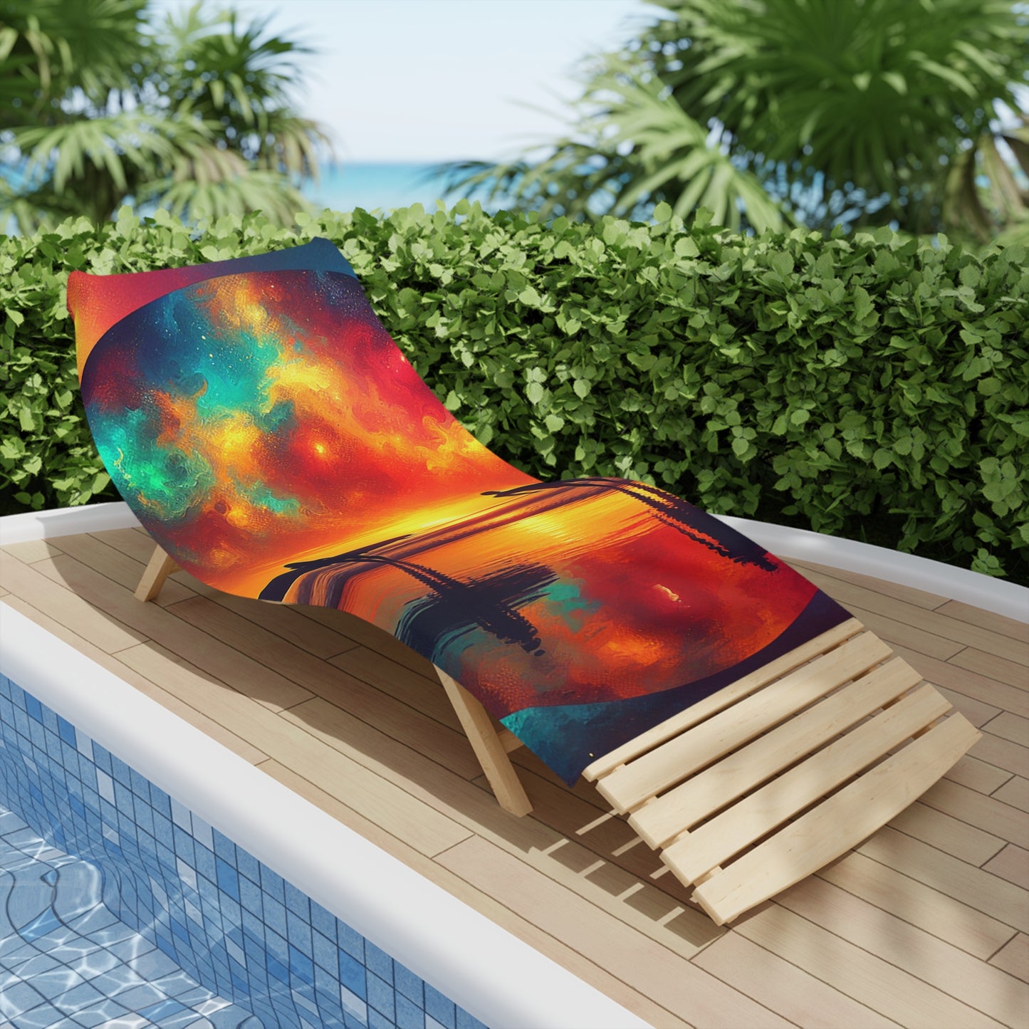 Sunset Surfer Beach Towels