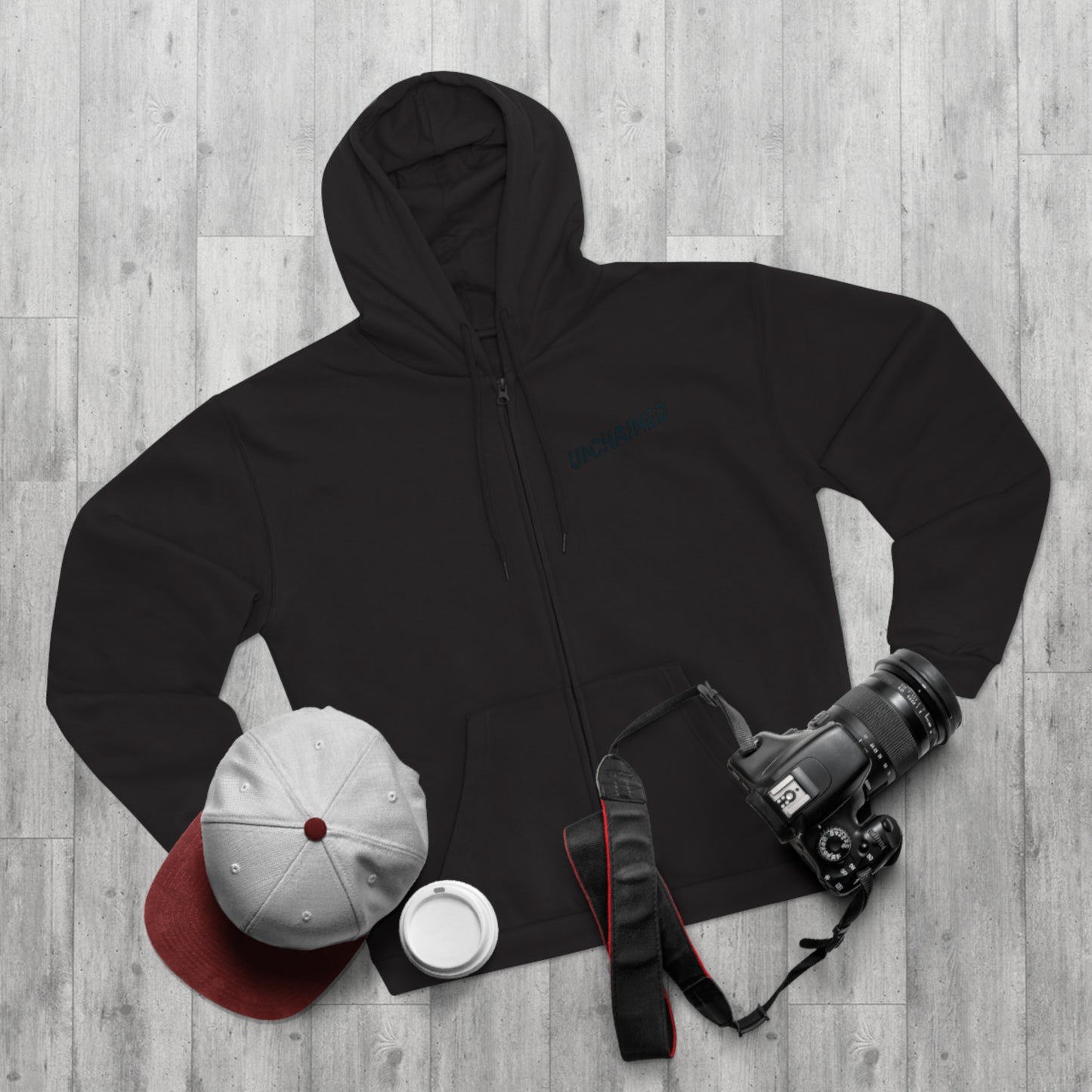 Hooded Zip Sweatshirt - Lone Surfer Umchained