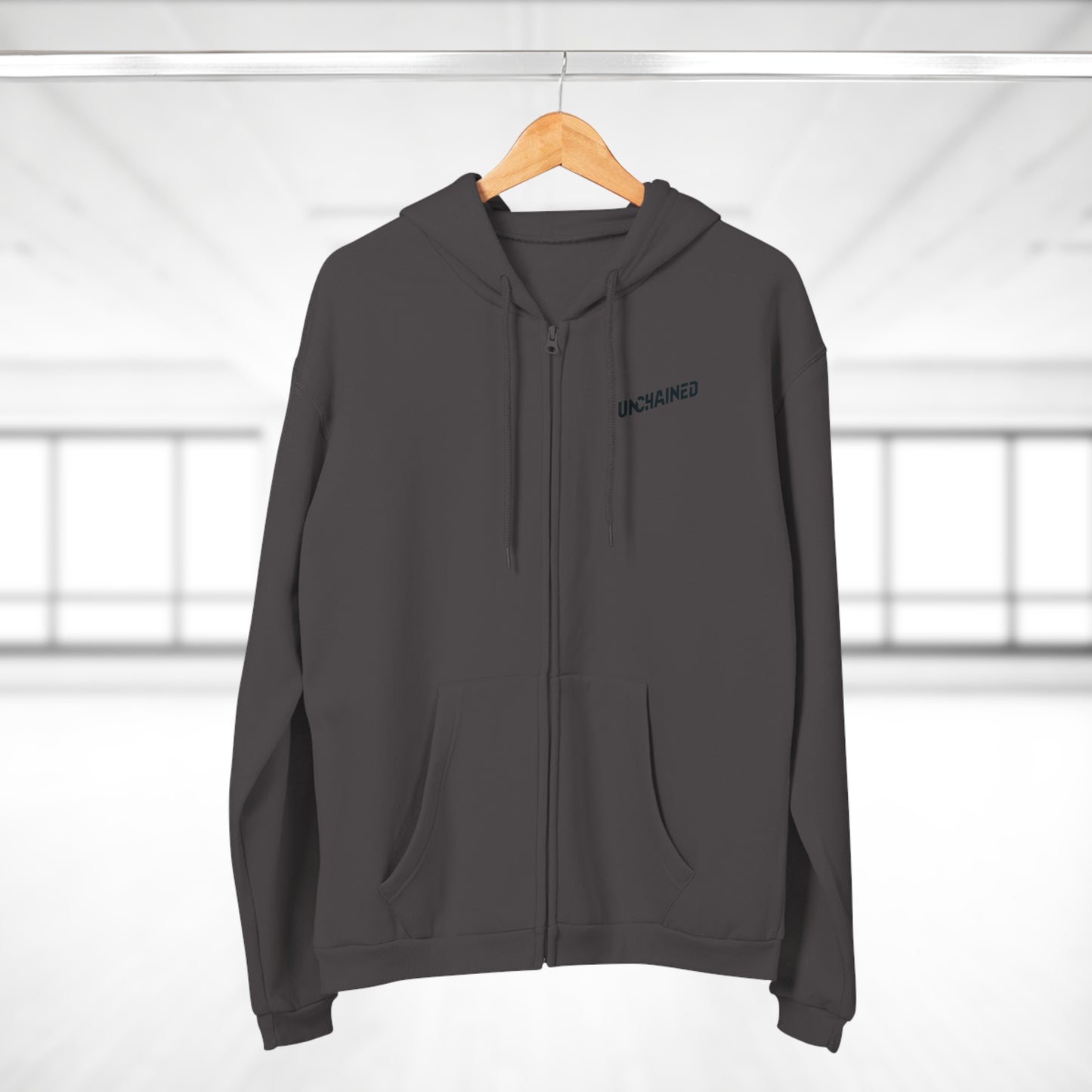 Womens Hooded Zip Sweatshirt - Work Sucks, Go Surf