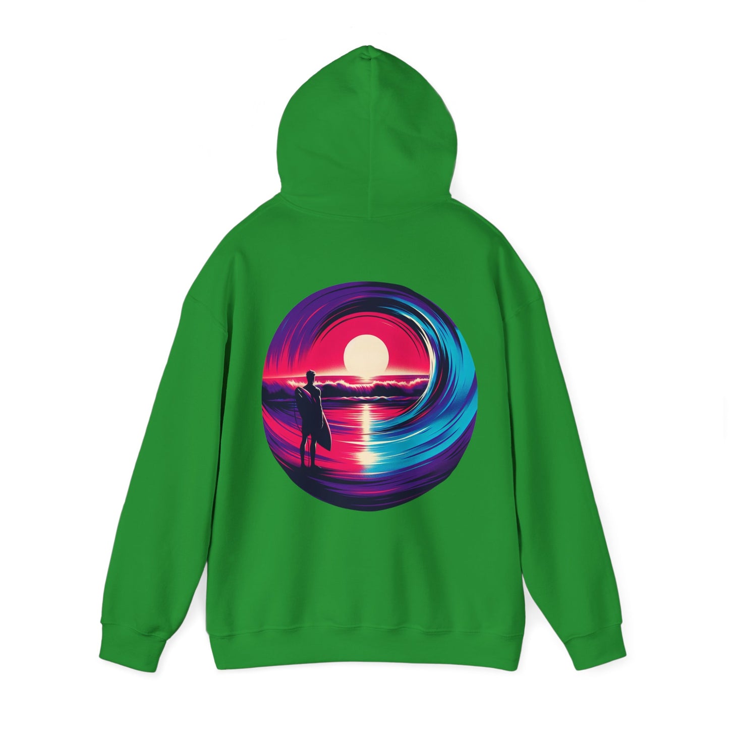 Hooded Sweatshirt - Sunset Surf