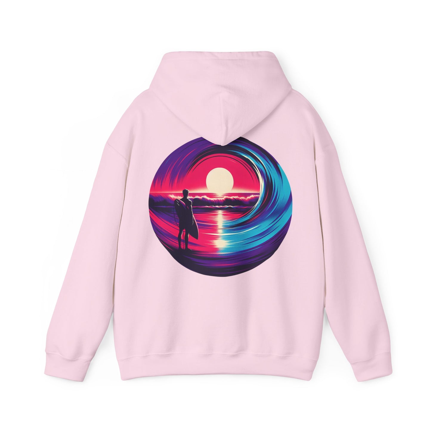 Hooded Sweatshirt - Sunset Surf