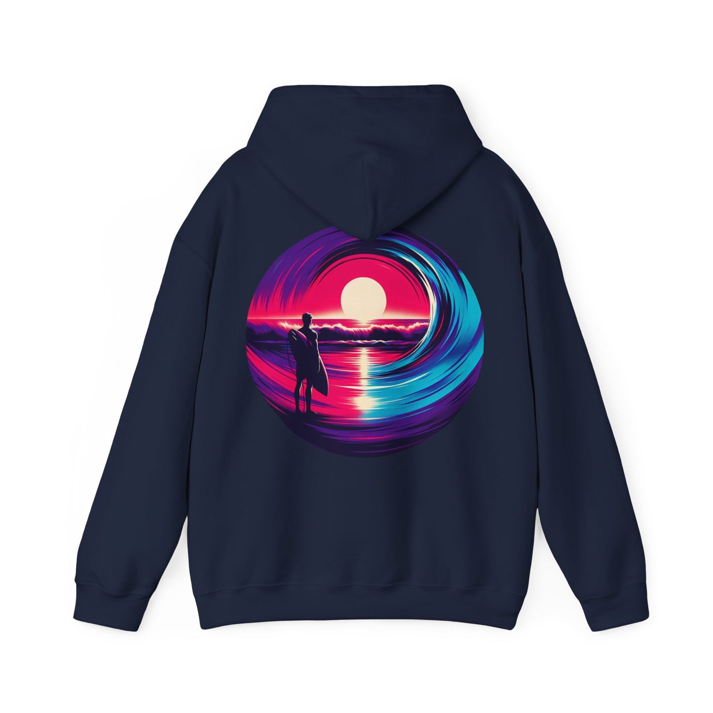 Hooded Sweatshirt - Sunset Surf