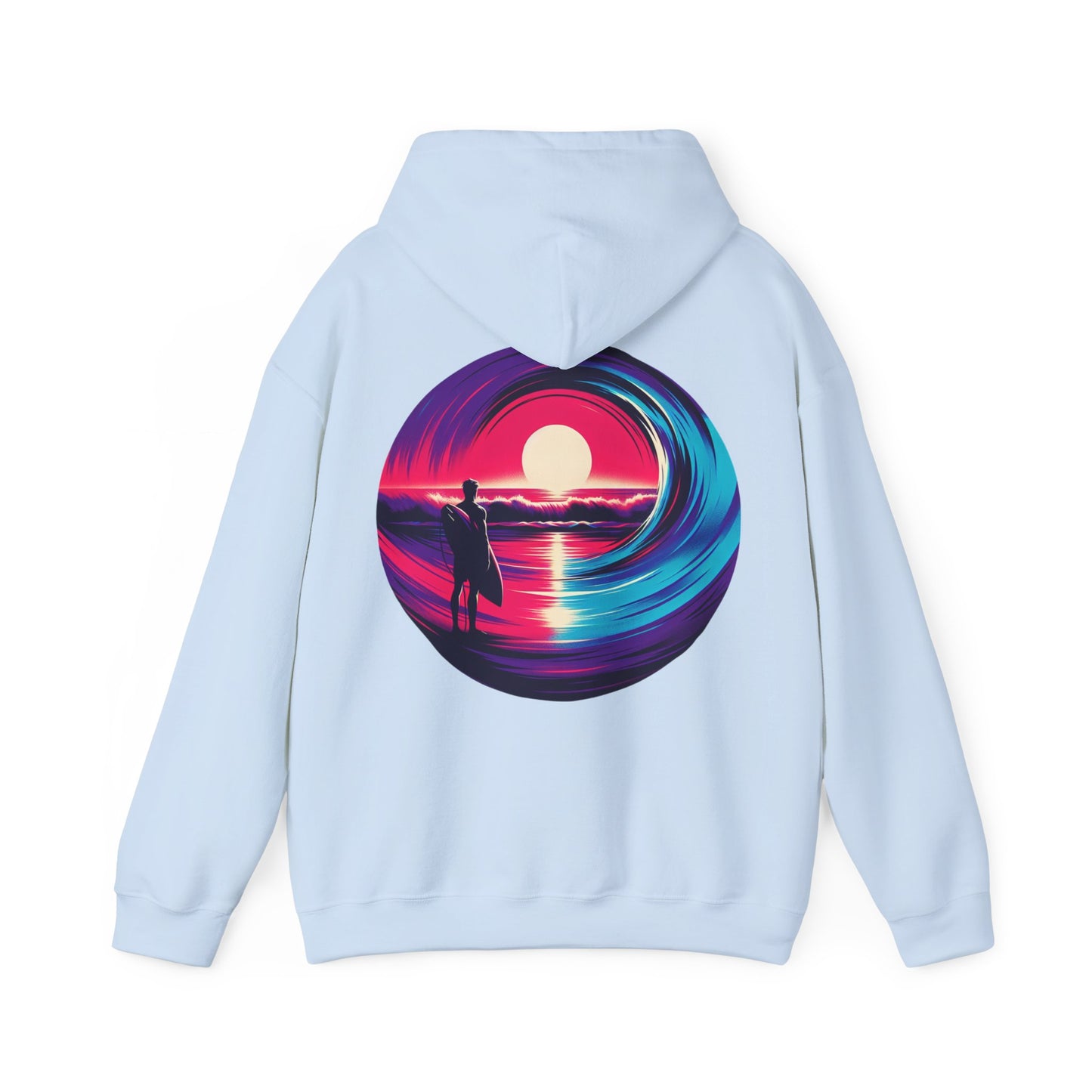 Hooded Sweatshirt - Sunset Surf