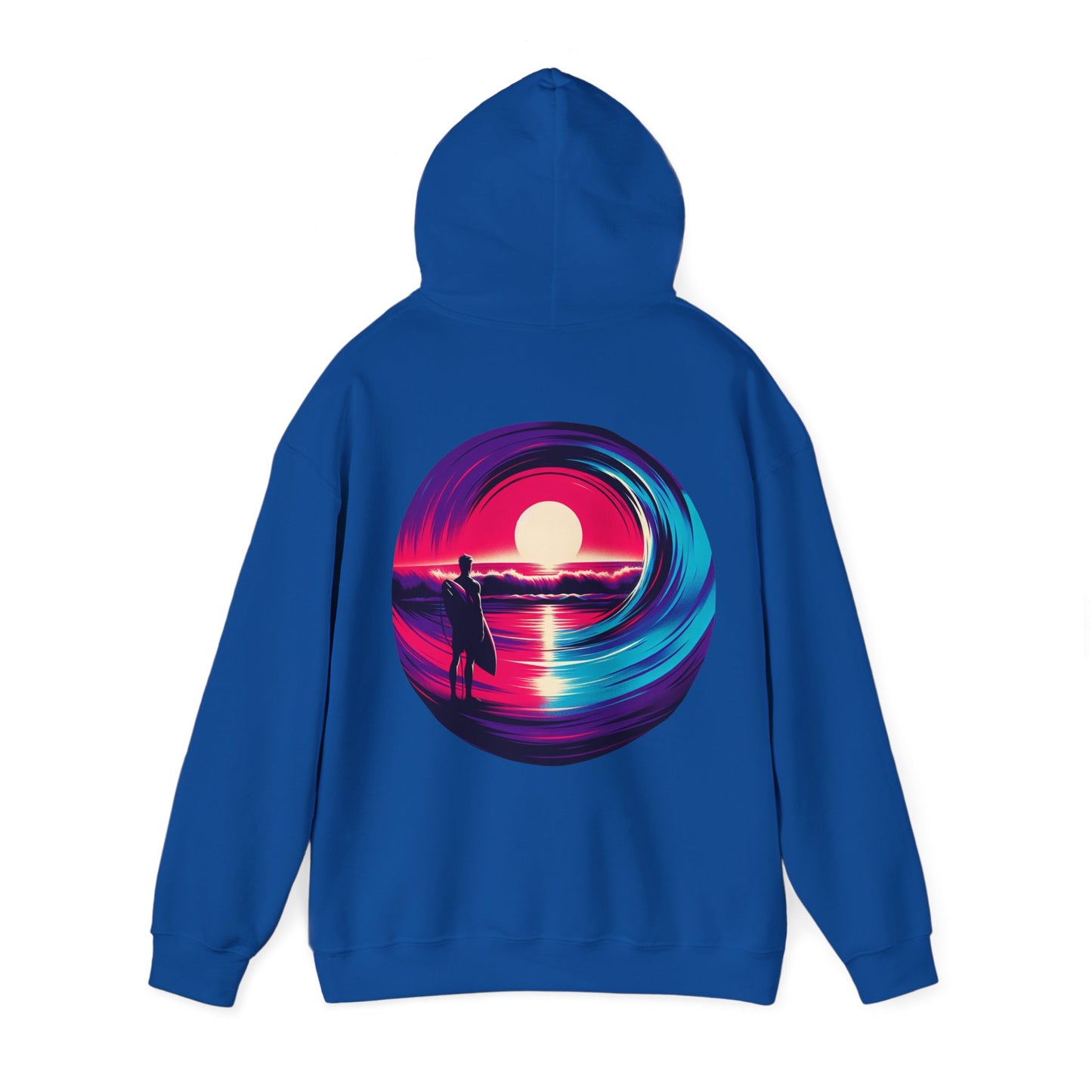 Hooded Sweatshirt - Sunset Surf