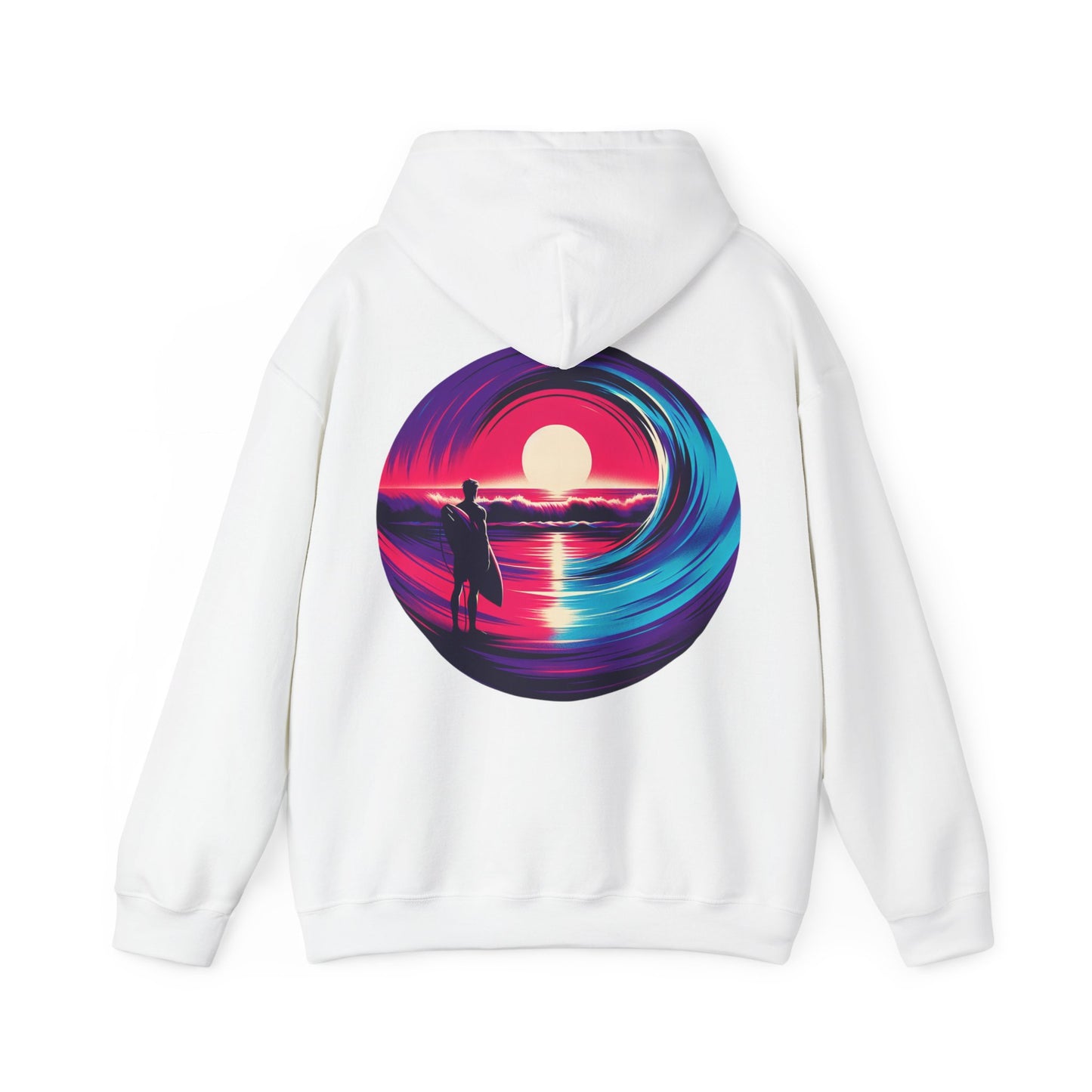 Hooded Sweatshirt - Sunset Surf
