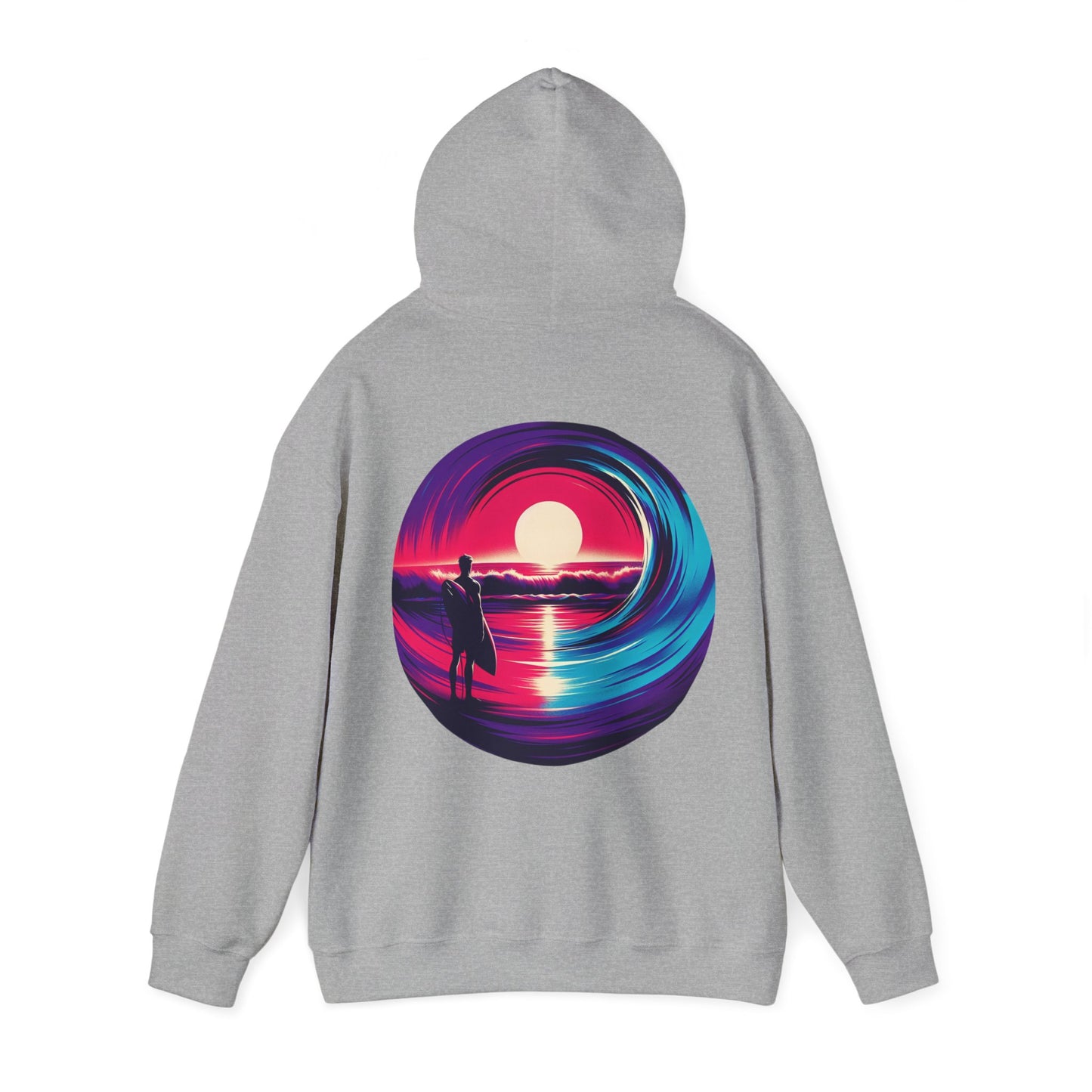 Hooded Sweatshirt - Sunset Surf
