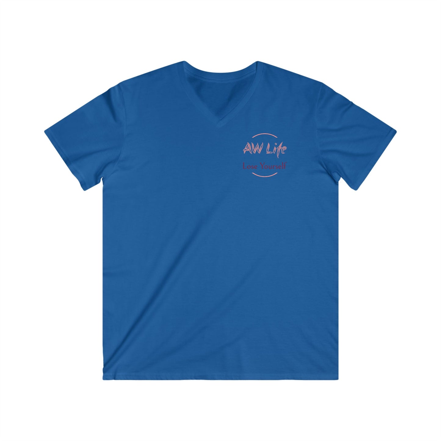 Men's Fitted V-Neck Short Sleeve Tee