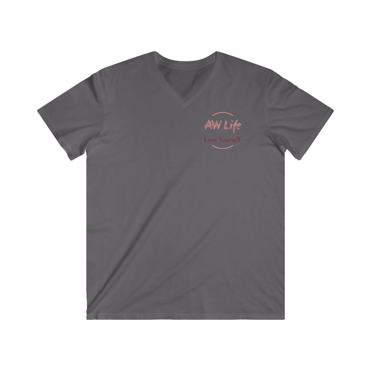 Men's Fitted V-Neck Short Sleeve Tee