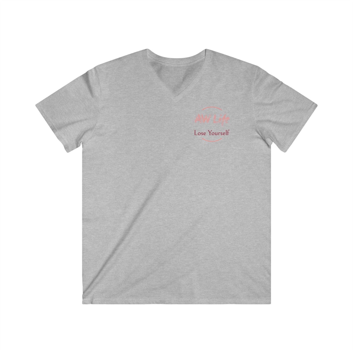 Men's Fitted V-Neck Short Sleeve Tee