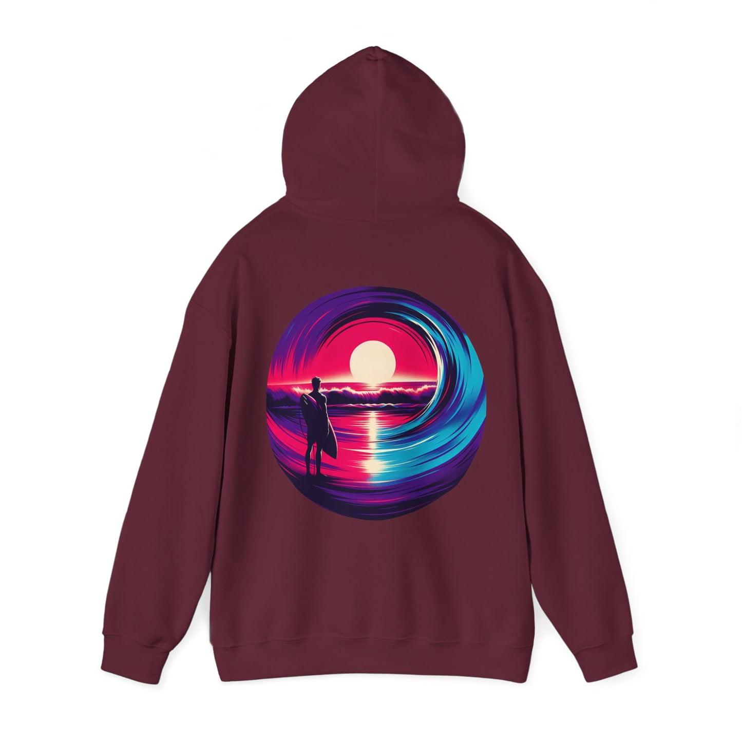 Hooded Sweatshirt - Sunset Surf