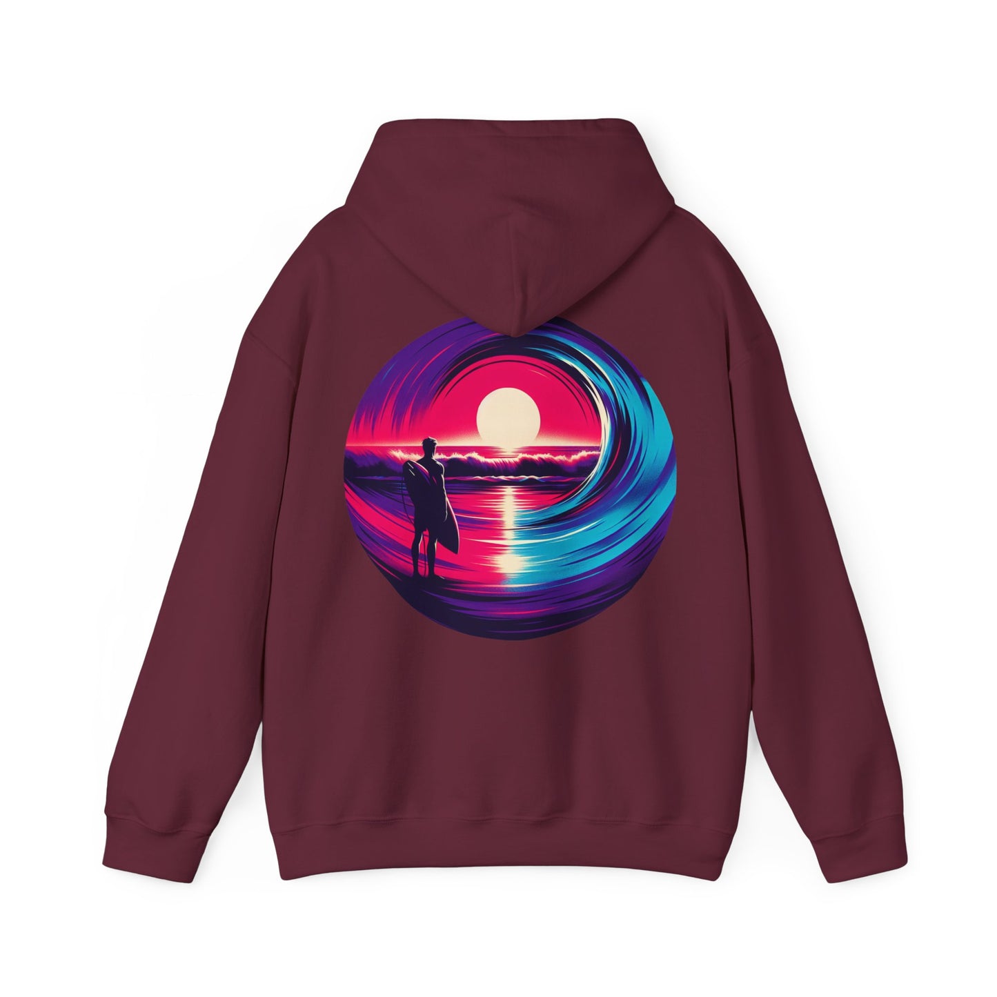 Hooded Sweatshirt - Sunset Surf