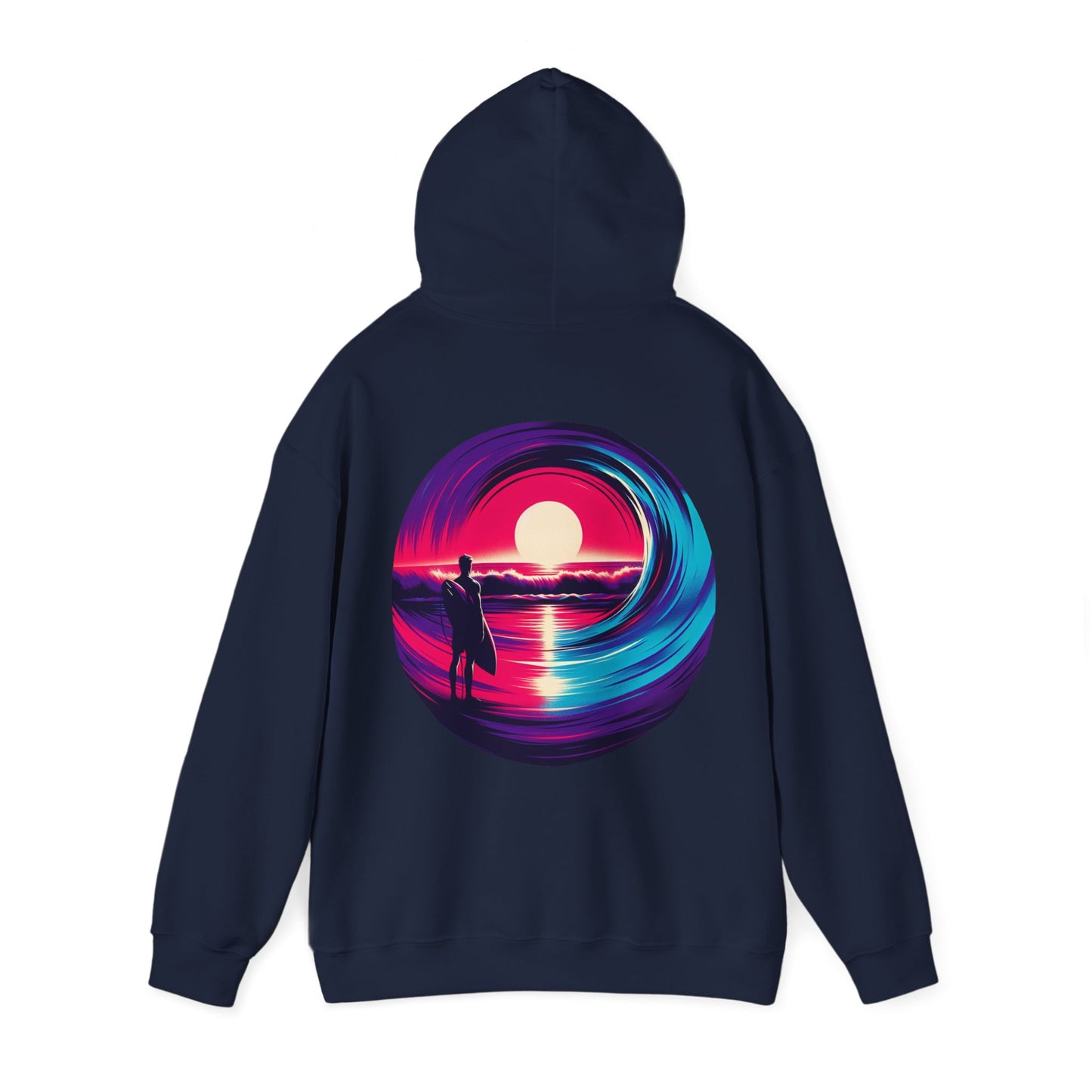 Hooded Sweatshirt - Sunset Surf
