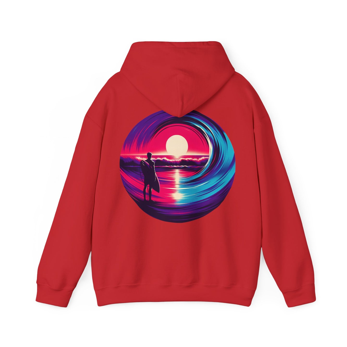 Hooded Sweatshirt - Sunset Surf