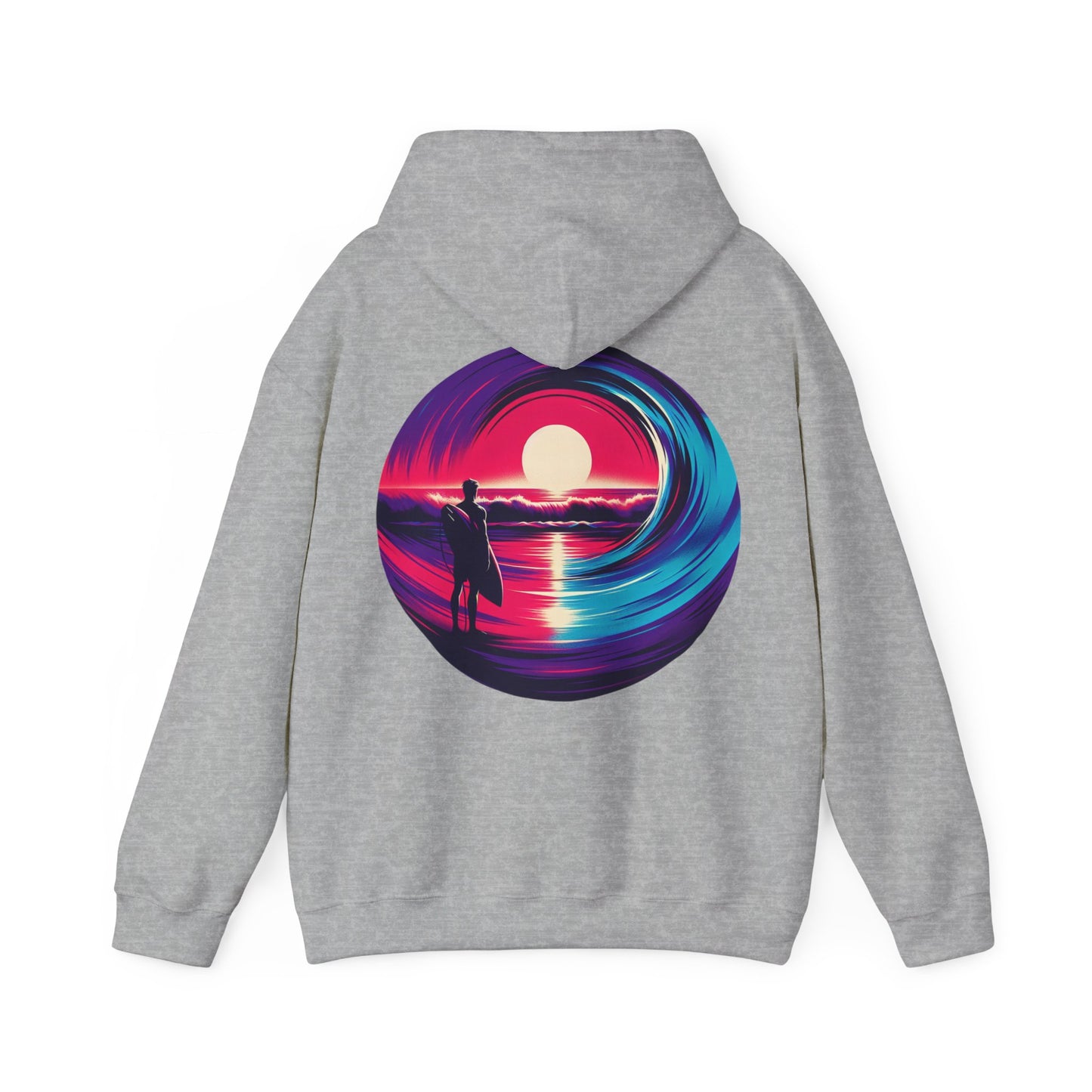 Hooded Sweatshirt - Sunset Surf