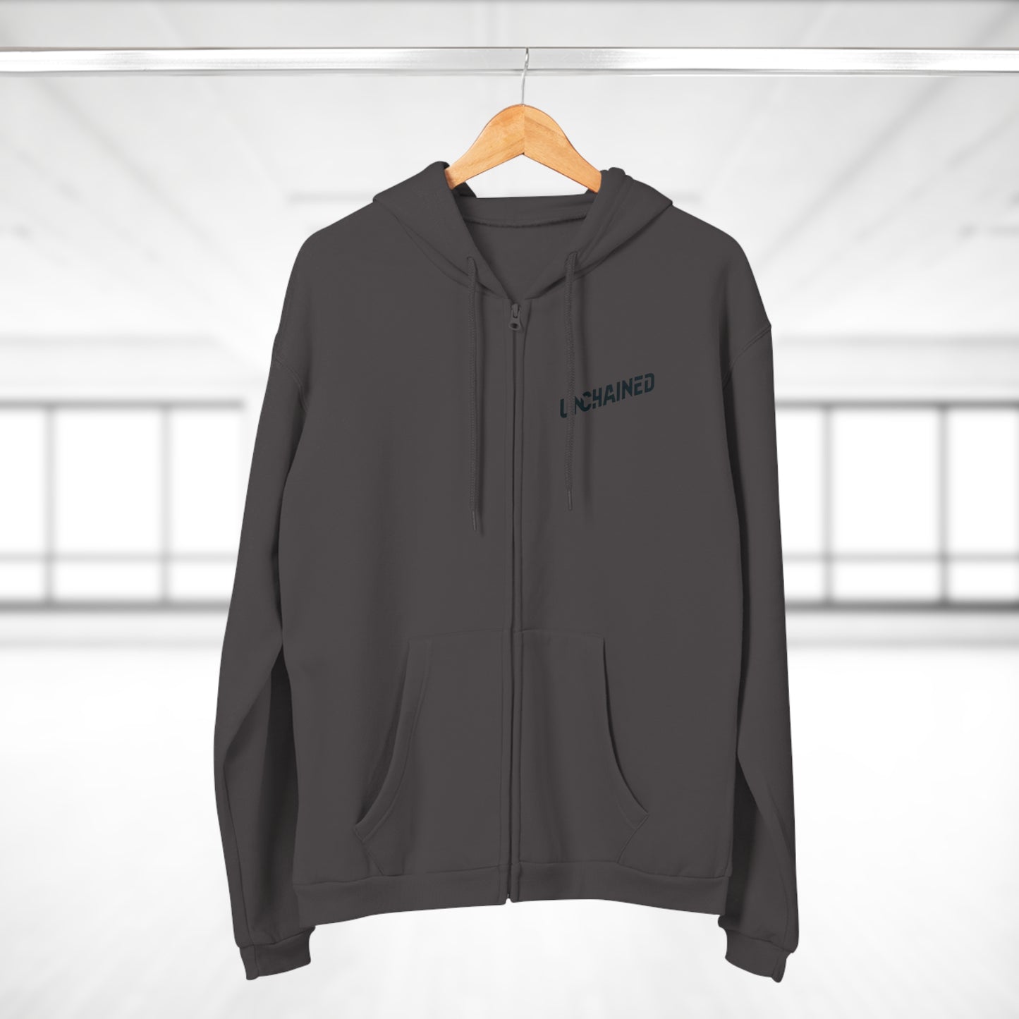 Hooded Zip Sweatshirt - Lone Surfer Umchained