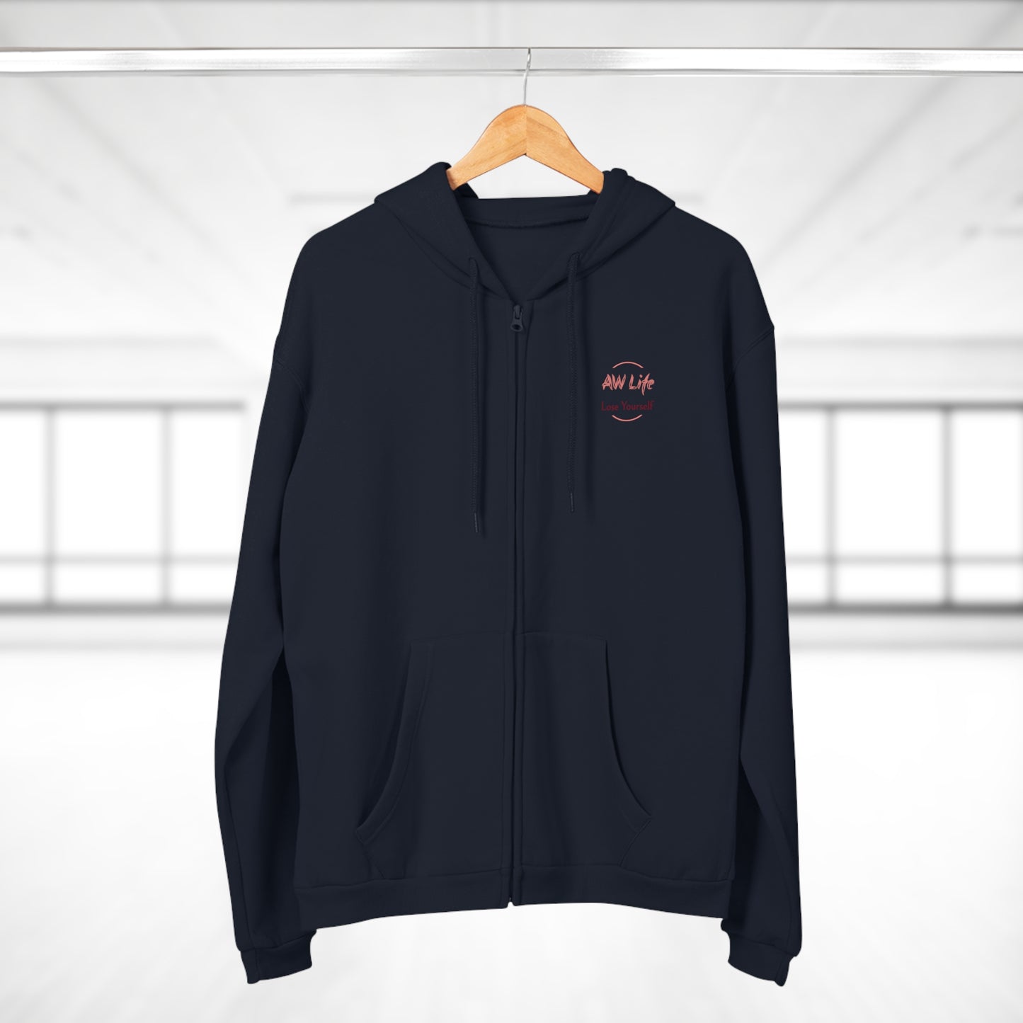 Mens Hooded Zip - Nautical