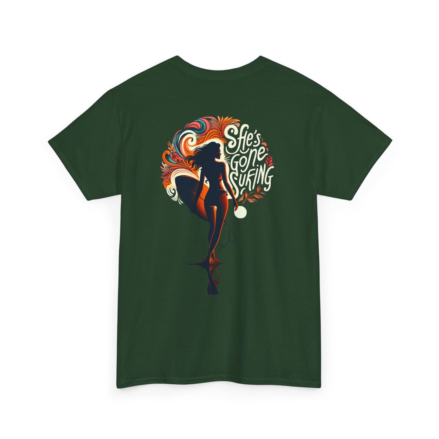 Cotton Tee - Shes gone surfing