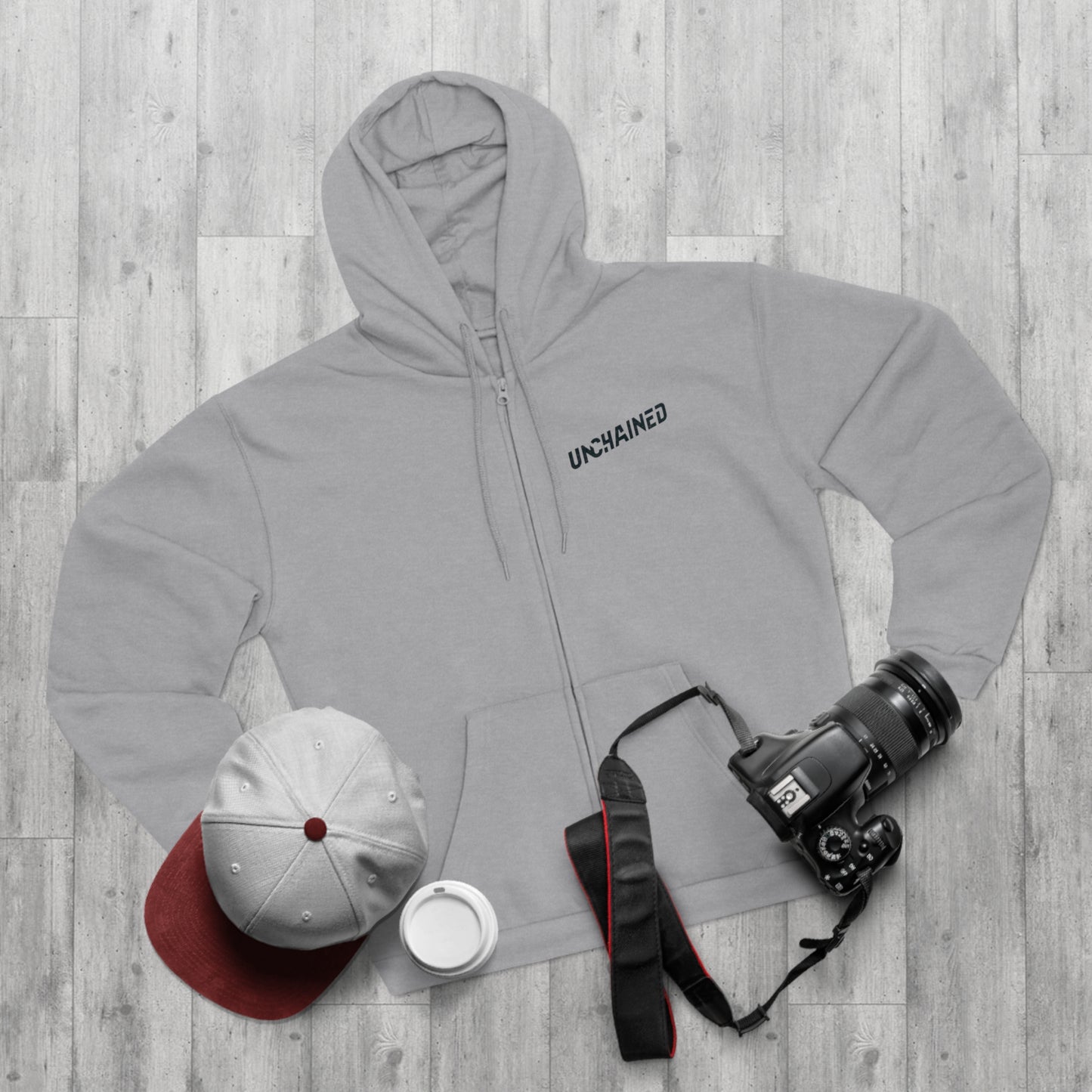 Hooded Zip Sweatshirt - Lone Surfer Umchained