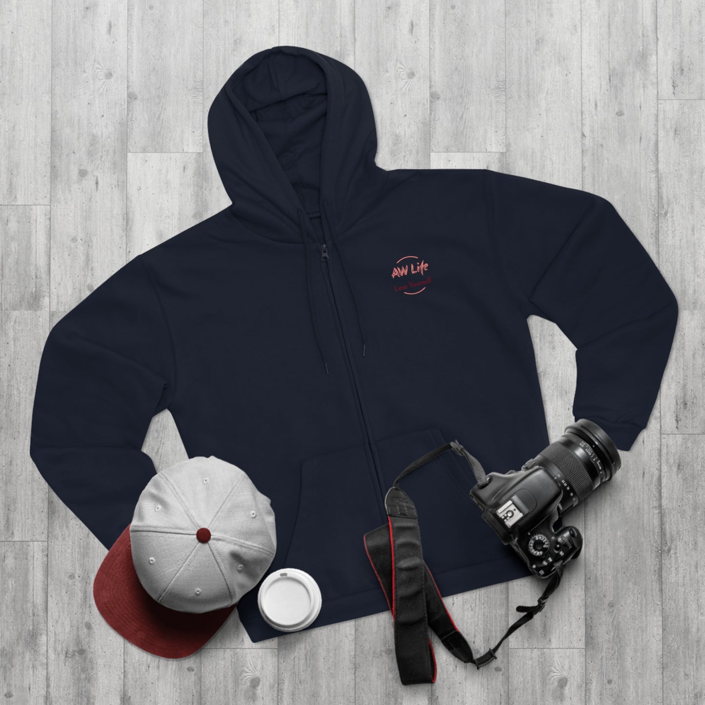 Mens Hooded Zip - Nautical