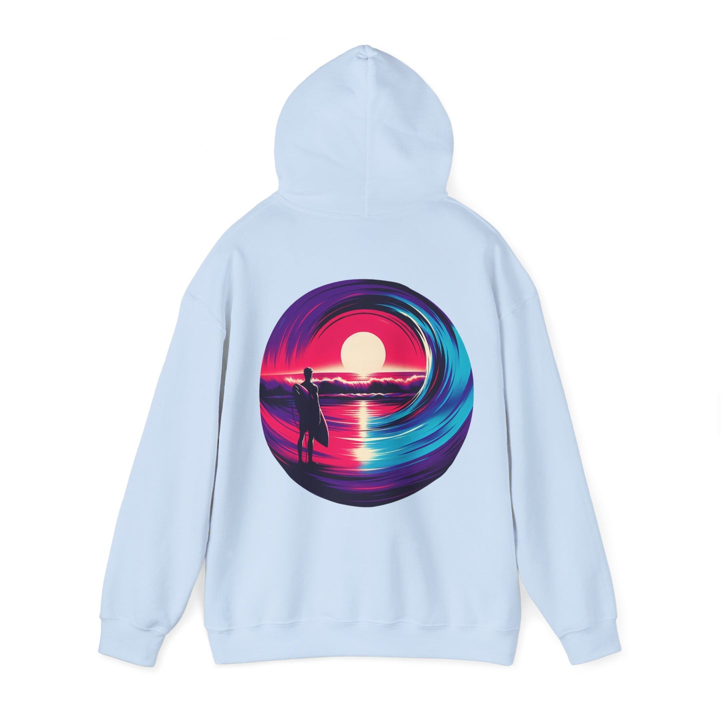 Hooded Sweatshirt - Sunset Surf