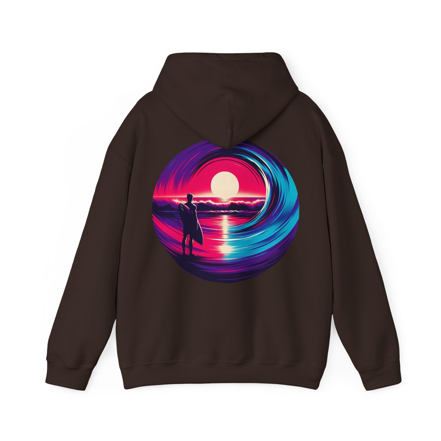 Hooded Sweatshirt - Sunset Surf