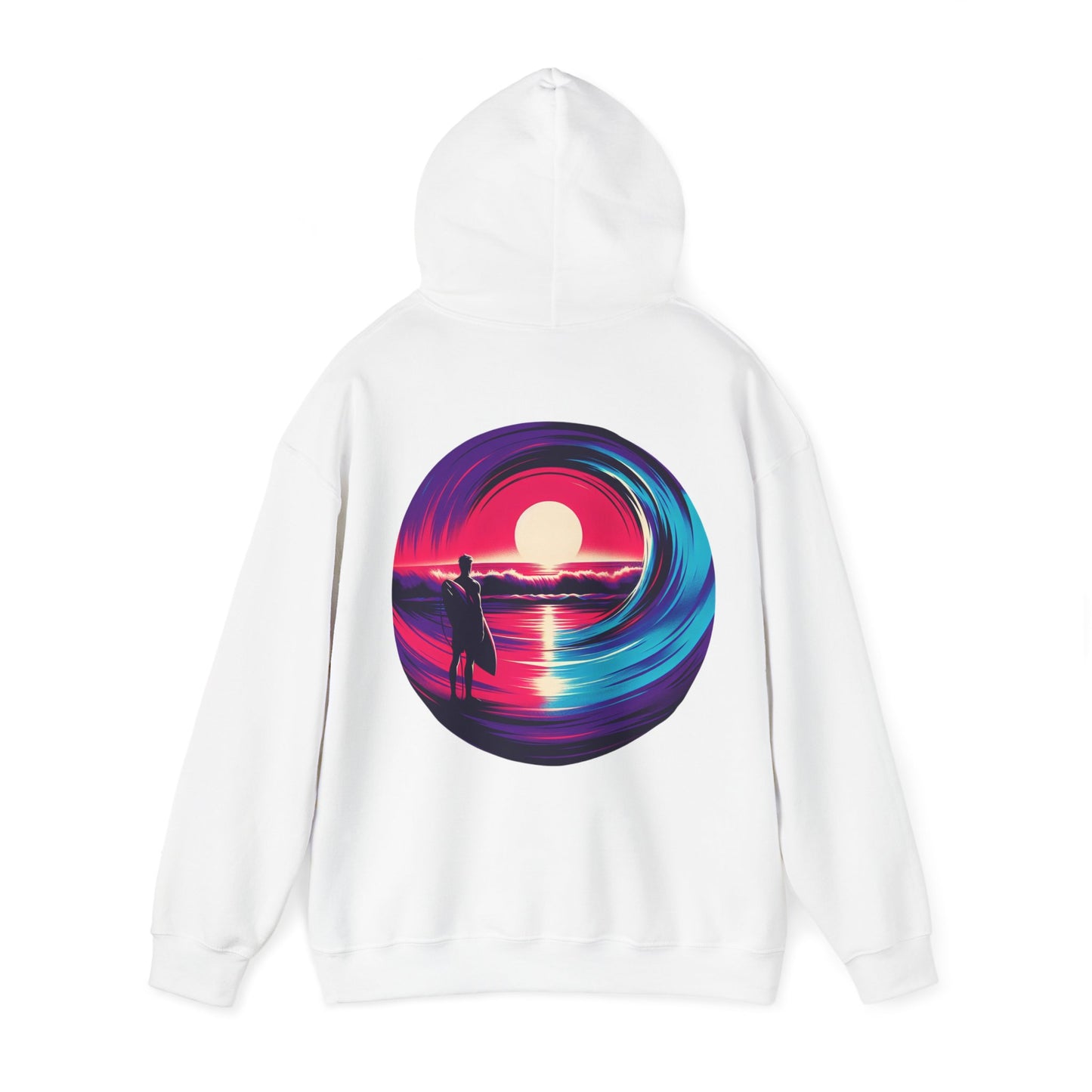 Hooded Sweatshirt - Sunset Surf