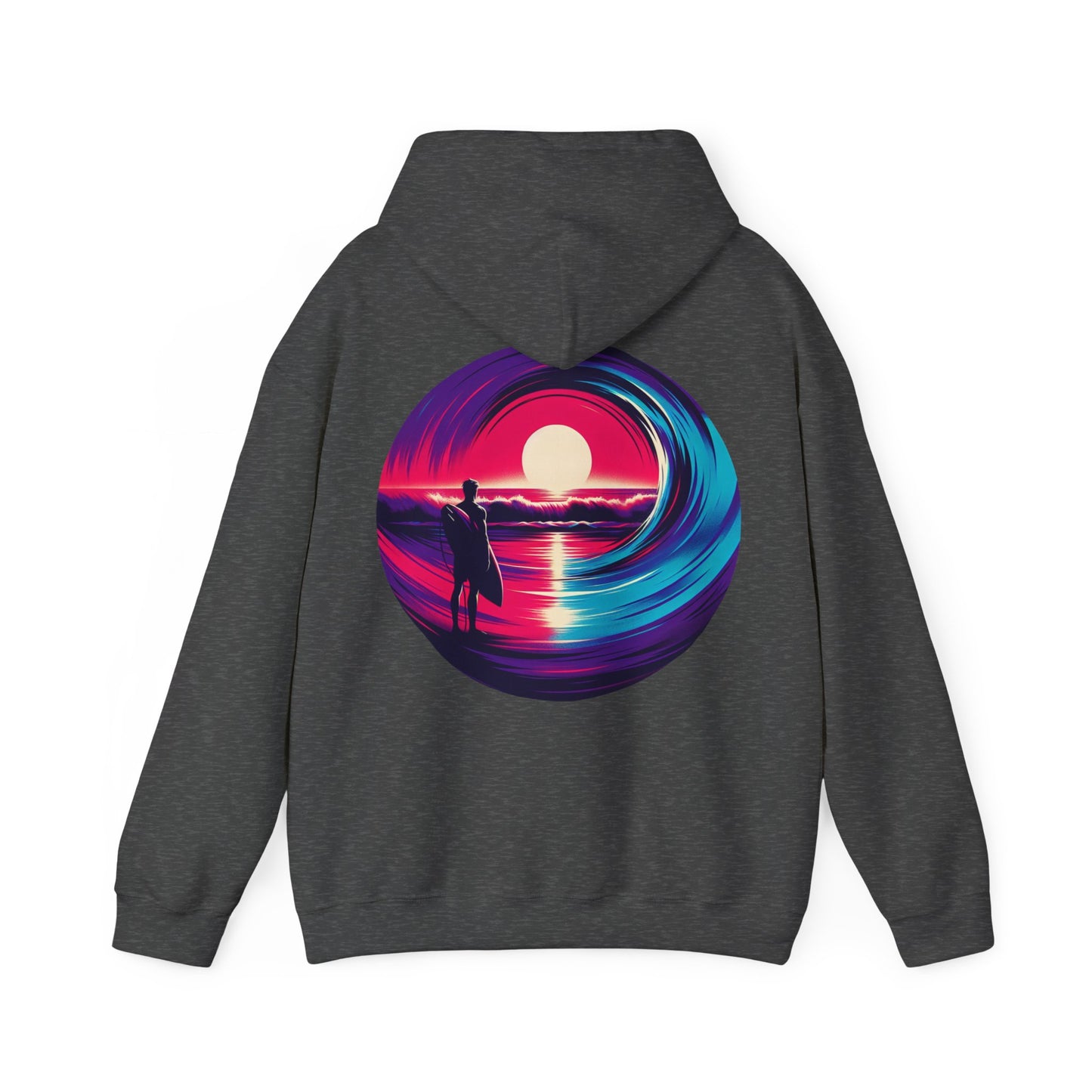 Hooded Sweatshirt - Sunset Surf