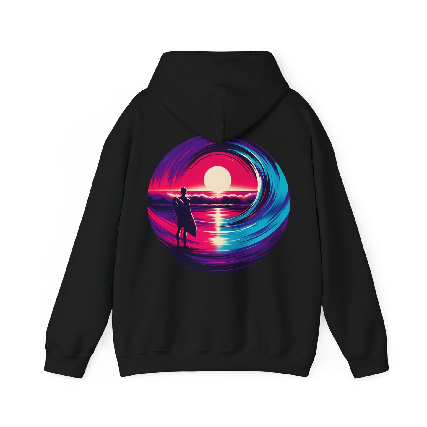 Hooded Sweatshirt - Sunset Surf