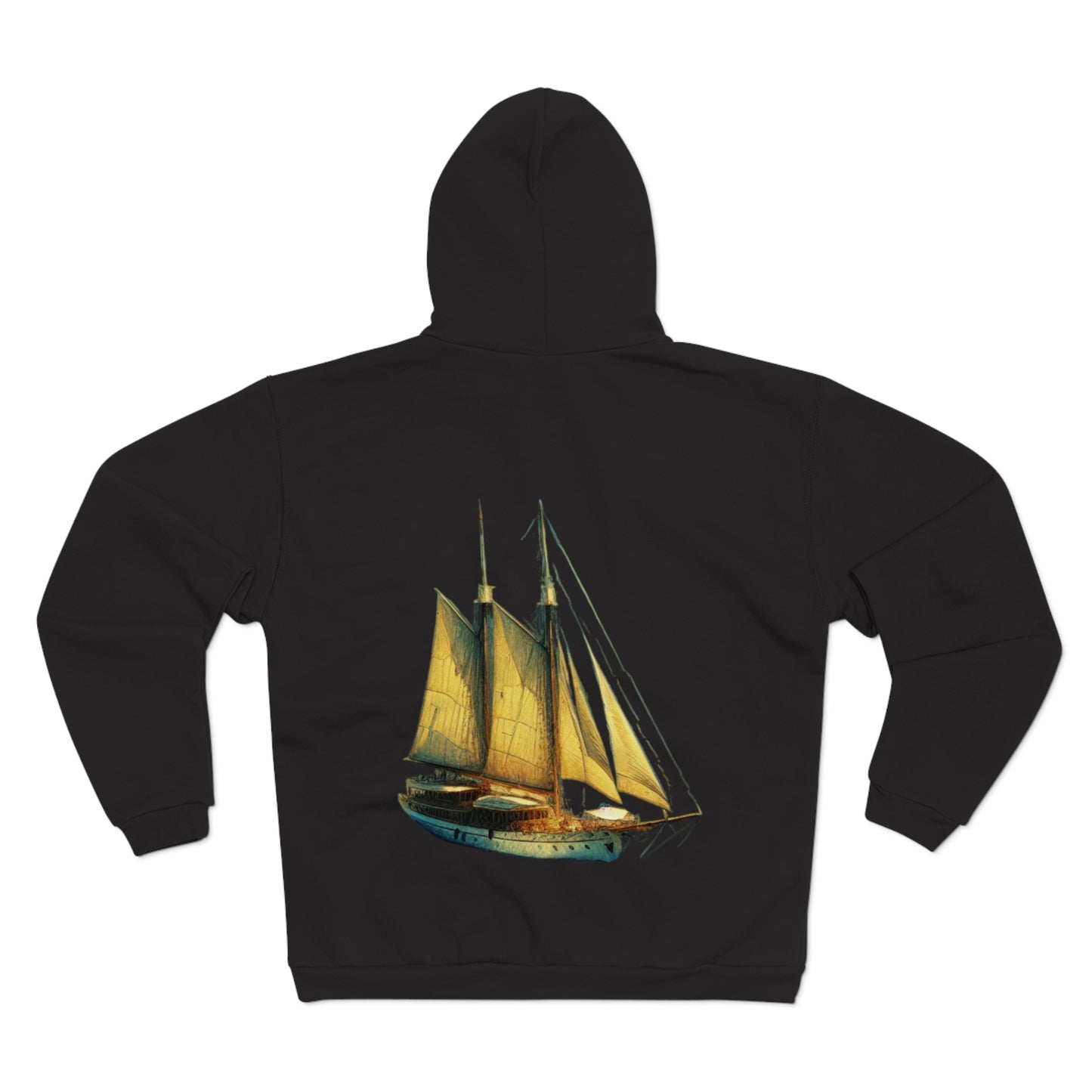 Mens Hooded Zip - Nautical