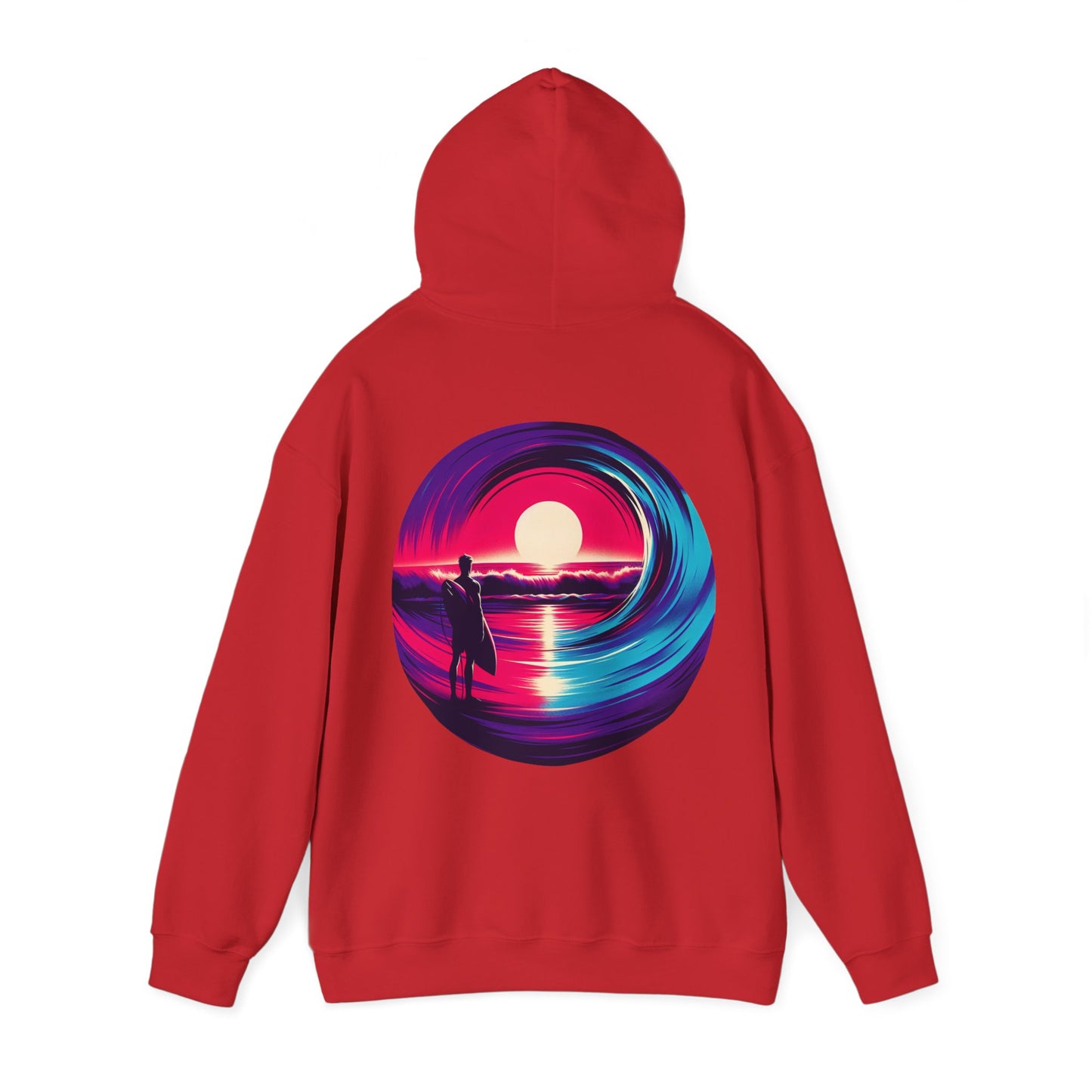 Hooded Sweatshirt - Sunset Surf