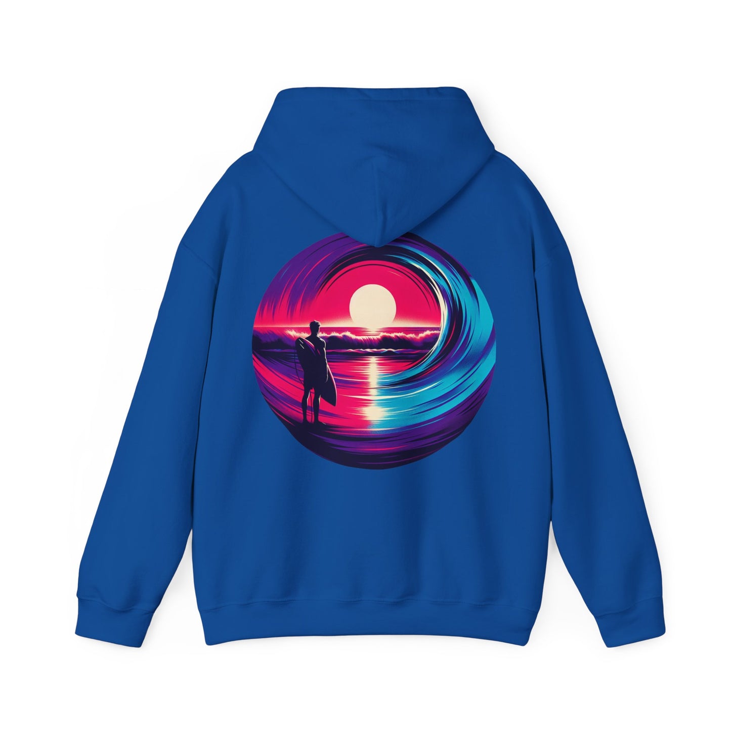 Hooded Sweatshirt - Sunset Surf