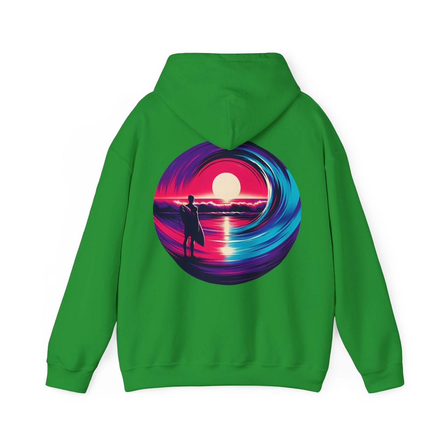 Hooded Sweatshirt - Sunset Surf