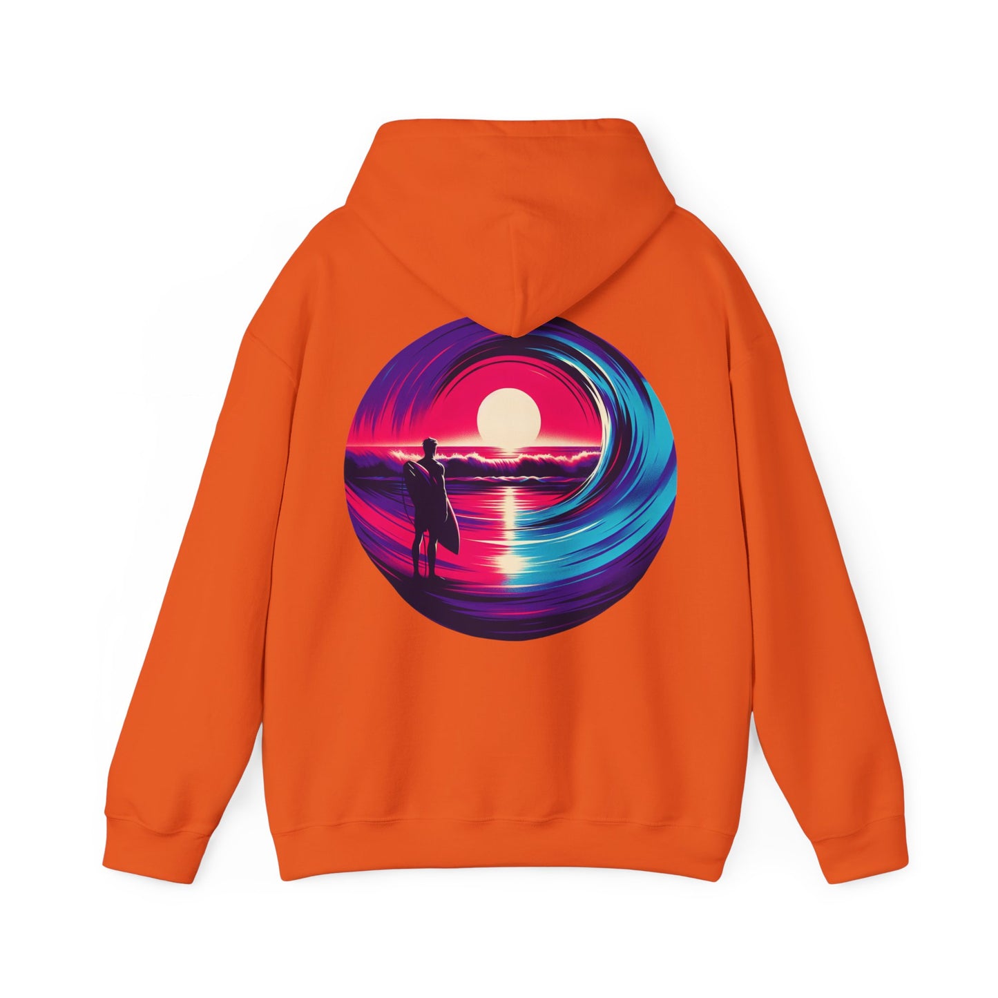 Hooded Sweatshirt - Sunset Surf