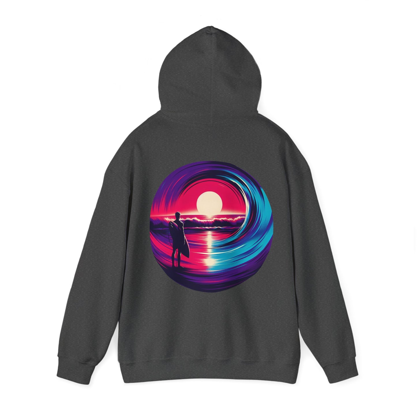Hooded Sweatshirt - Sunset Surf