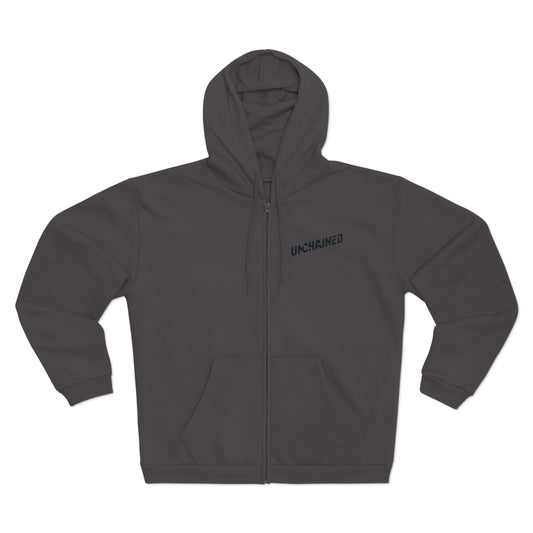 Hooded Zip Sweatshirt - Lone Surfer Umchained